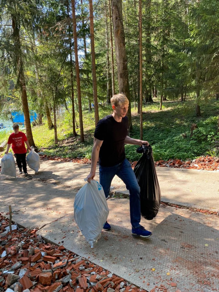 Волонтеры Красногорска очистили Истринское водохранилище