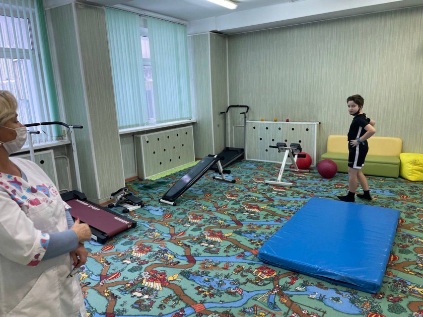В Красногорской детской поликлинике №1 обновится кабинет ЭКГ и зал лечебной физкультуры