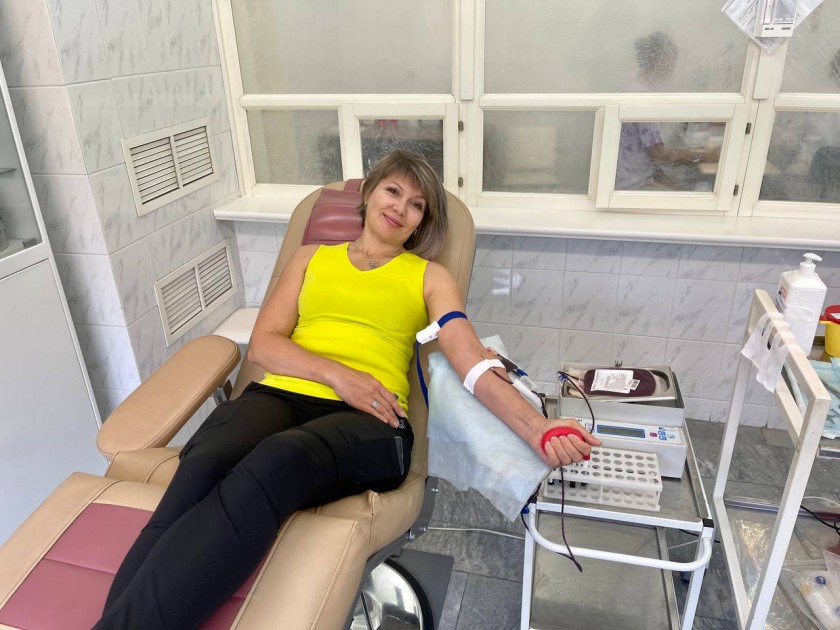 Сотрудники Управления по физической культуре и спорту сдали кровь в Красногорской городской больнице в рамках донорского дня