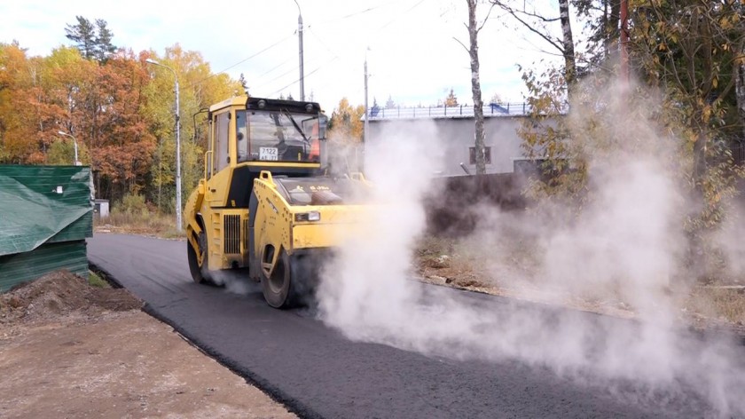 В ЖК «Митино О2» завершился ремонт подъездной бетонной дороги