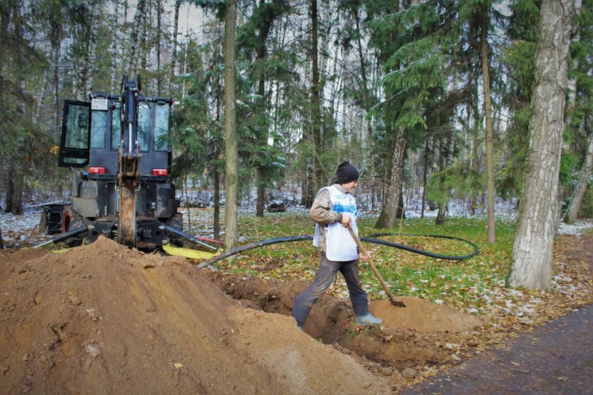 В деревне Михалково приступили к догазификации