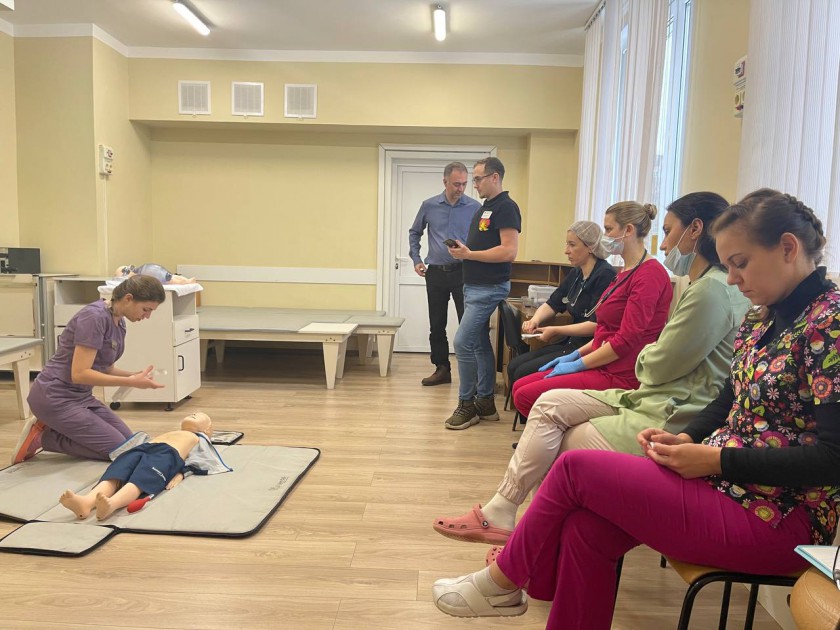 Тренинги по сердечно-легочной реанимации для педиатров прошли в Красногорске