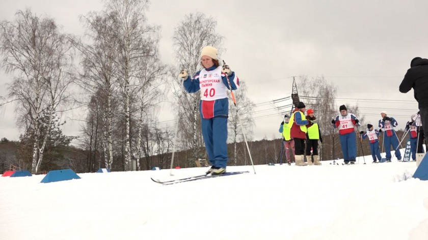 Более 60 спортсменов приняли участие в Чемпионате и Первенстве Московской области по адаптивным лыжным гонкам