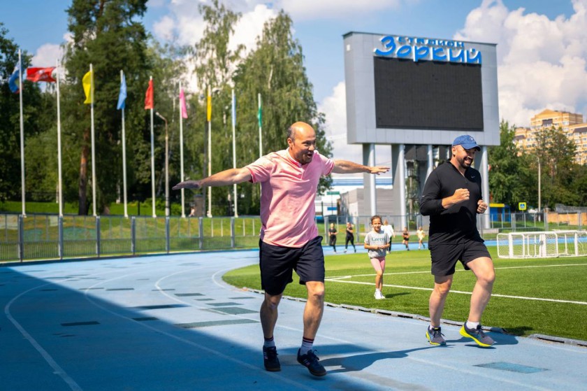 В Красногорске состоялся Ежегодный кросс на призы Олимпийский чемпионки Татьяны Навки для детей и родителей