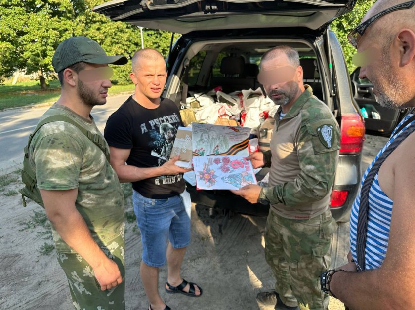 Очередной груз гумпомощи доставили красногорским бойцам в зону СВО