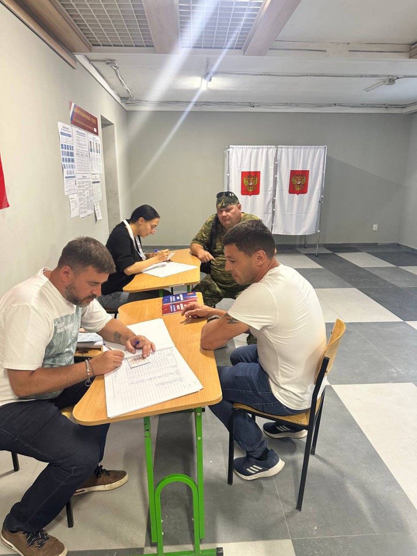 Избирательная комиссия из Красногорска приняла участие в выборах на новых территориях России