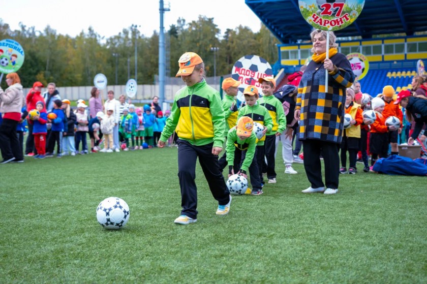62 команды приняли участие в фестивале футбола среди команд детских садов Красногорска