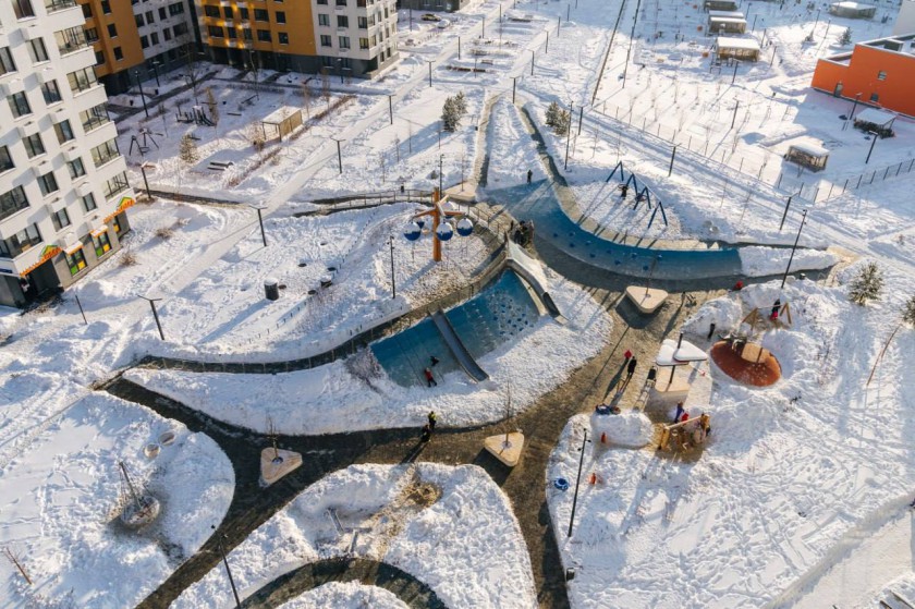 Уникальная игровая зона появилась в ЖК «Ильинские луга» в Красногорске