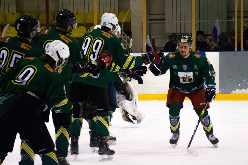 Хоккейная команда из Красногорска вышла в первый этап Большого Кубка плей-офф СХЛ Москвы и Московской области
