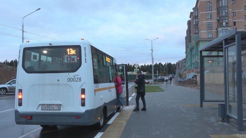 В Красногорске проверили качество работы автобусного маршрута № 13к