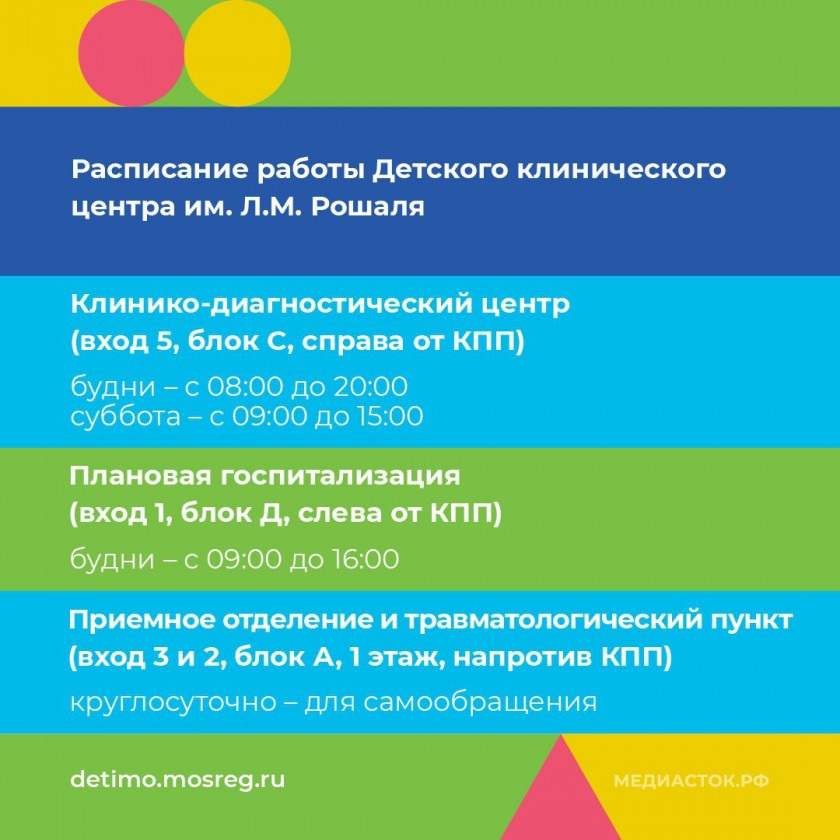 Детский клинический центр имени Н. В. Рошаля — это современное медицинское учреждение, предоставляющее широкий спектр медицинских услуг для детей и подростков