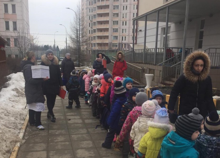 Тренировочные эвакуации прошли в детских садах Красногорска