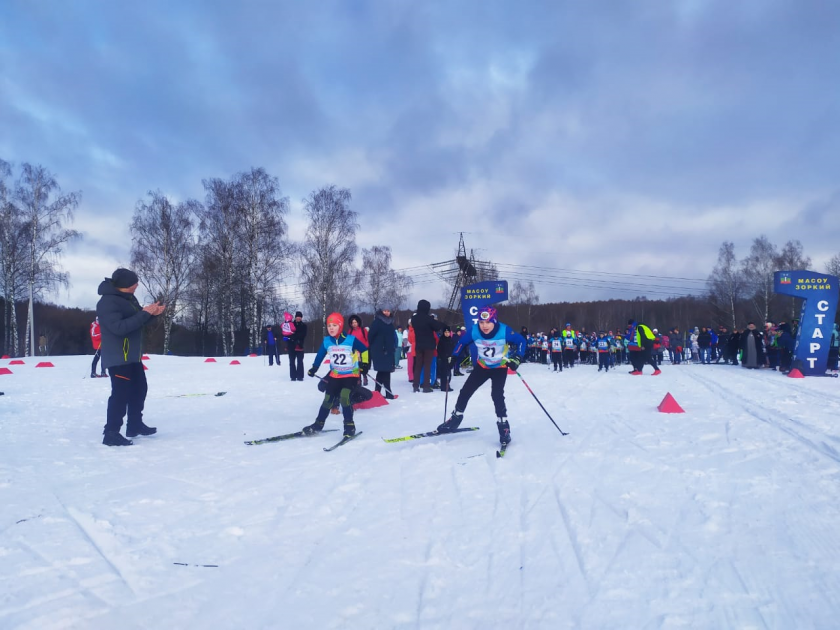 Более 200 юных лыжников вышли на старт окружного первенства в Красногорске