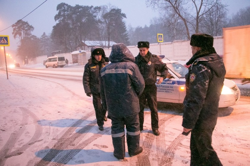 «Засада» в Красногорске на улице Комсомольская